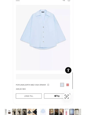 Ljusblå Zara skjorta - SÖKER I STOLEK XS!!!!🥰🥰