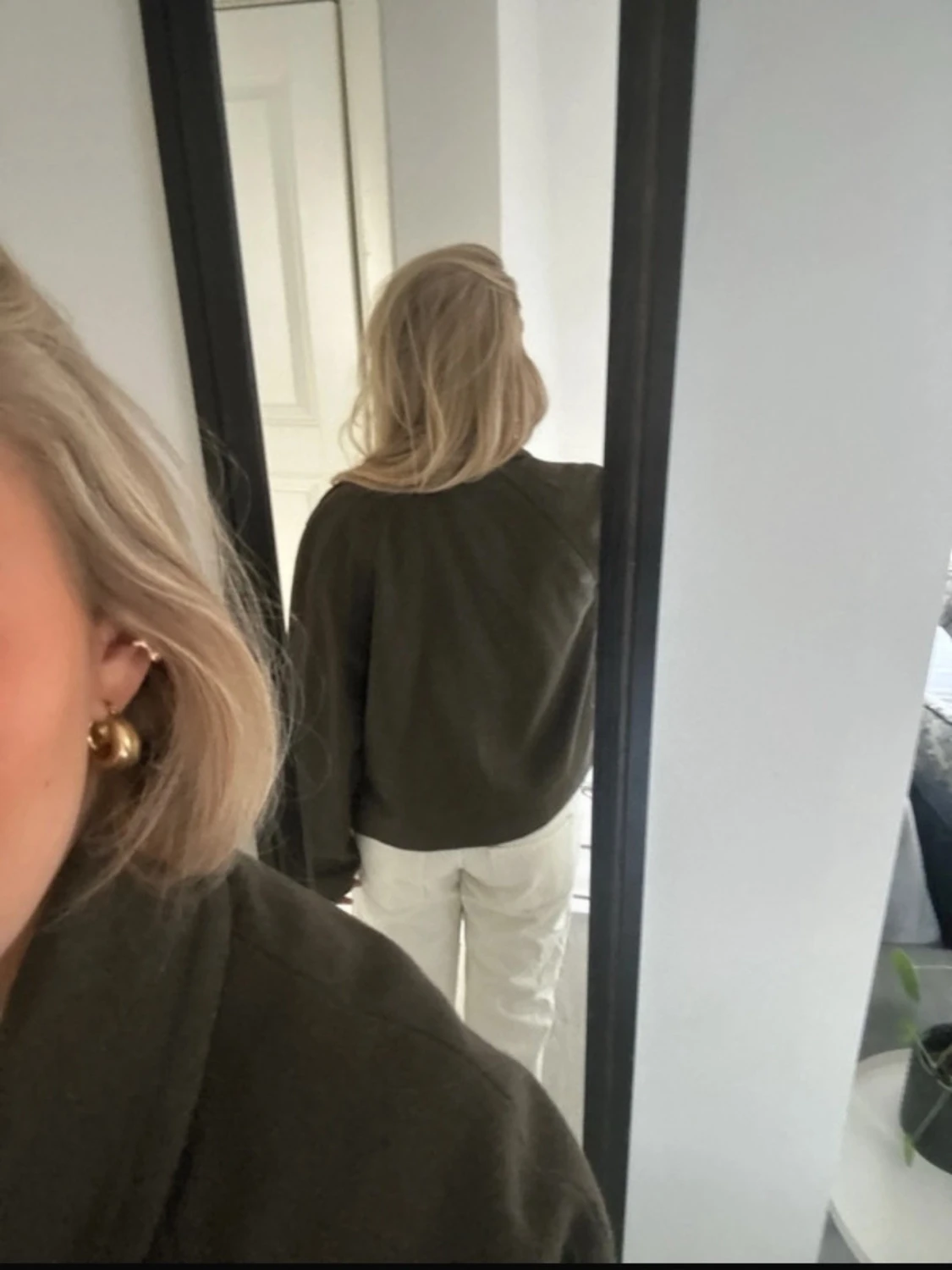 Mörkgrön  kort kappa - 1