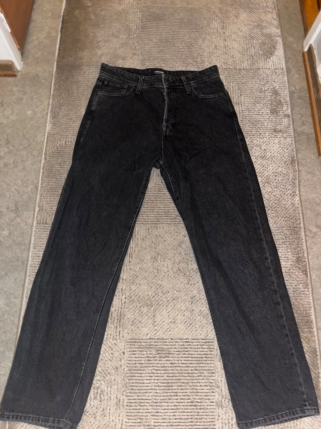 Svarta baggy jeans från Jack & Jones