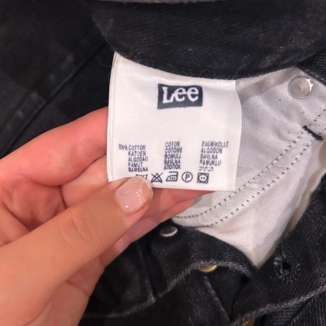 Svarta bootcut jeans från Lee W31 L34 - 4