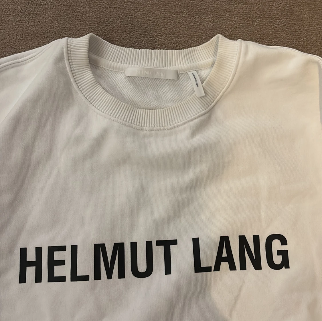Vit sweatshirt från Helmut Lang - 1