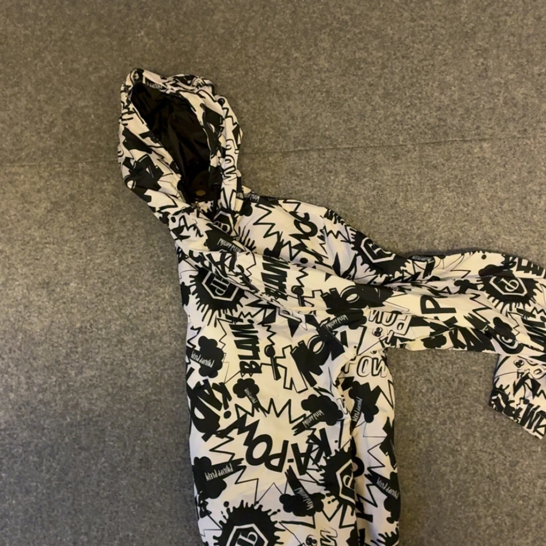 Philipp Plein svartvit vindjacka - 1