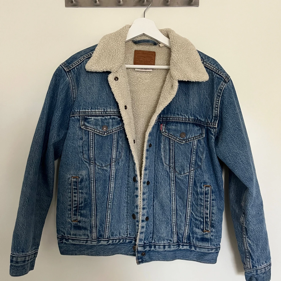 Levi's jeansjacka med teddyfoder - 1