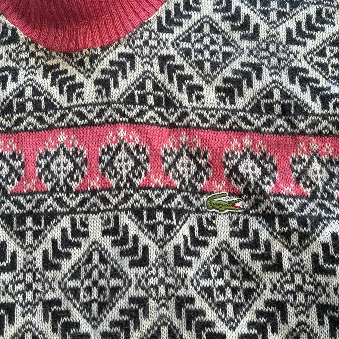 Vintage stickad tröja  från Lacoste - 1