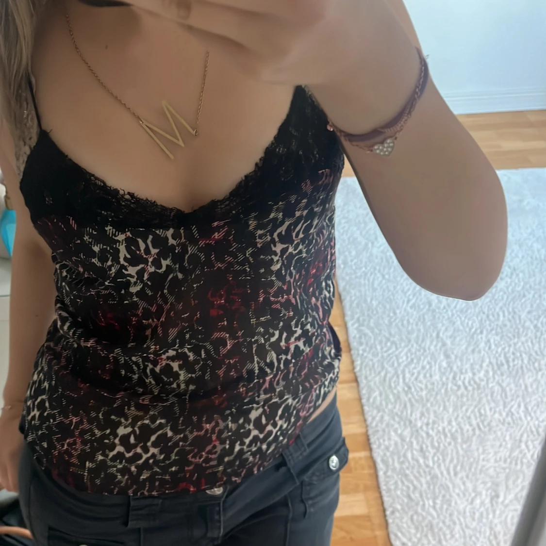 Leopardmönstrad topp