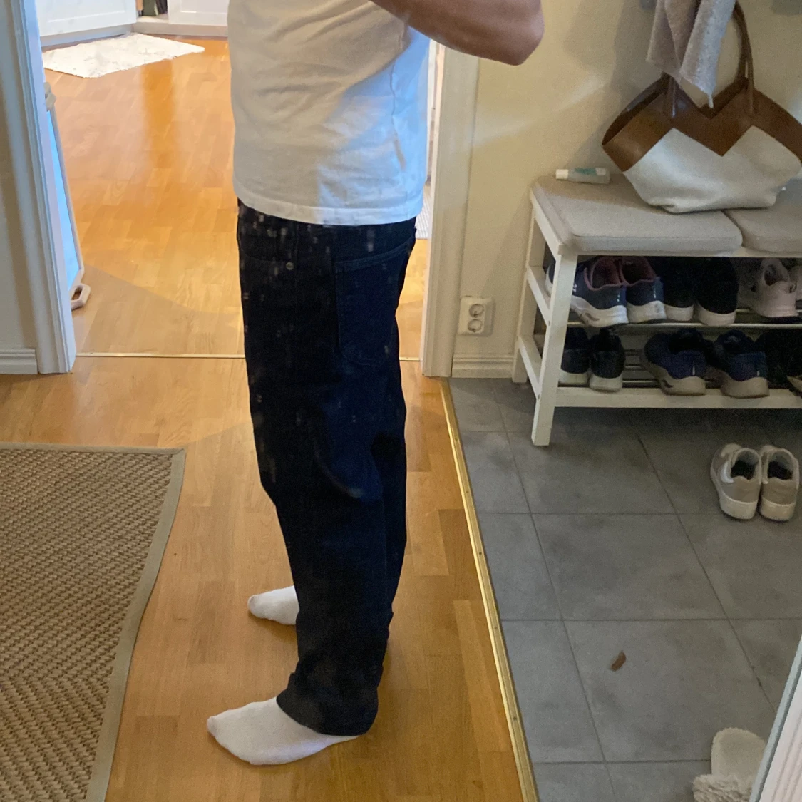 Mörkblå raka jeans från Lee - 2