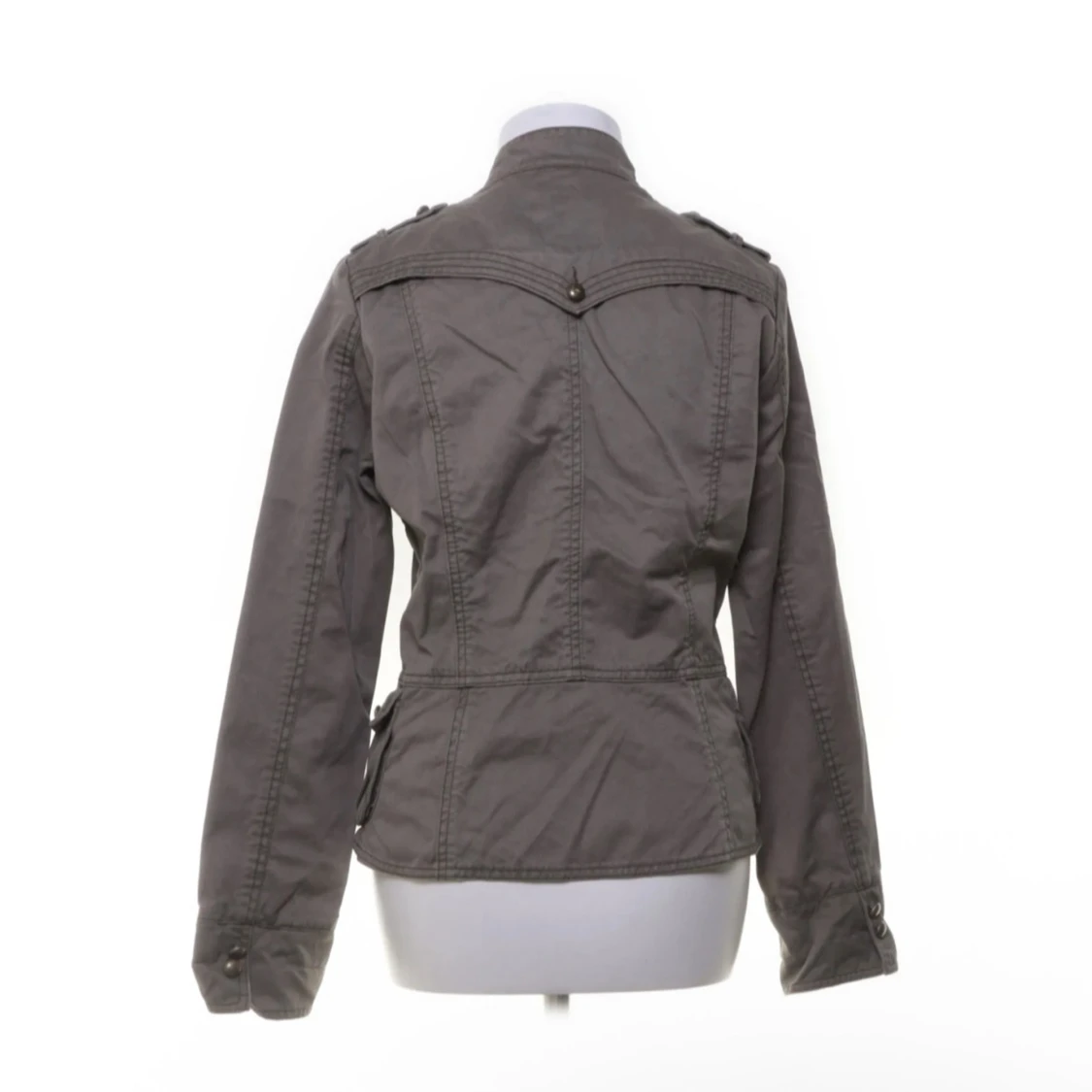 Grå militärinspirerad kavajjacka - 1