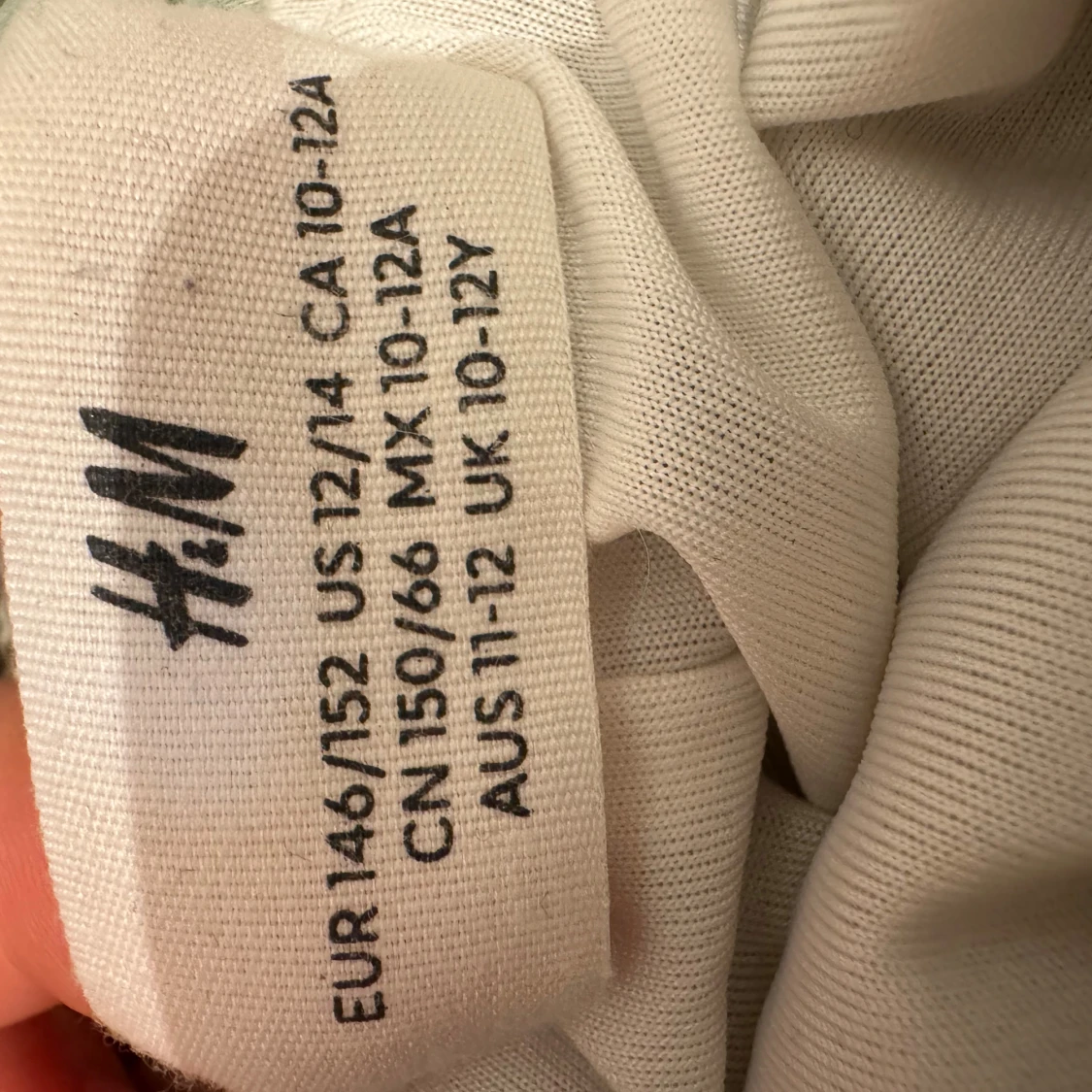 Grönvit volangkjol från H&M - 2