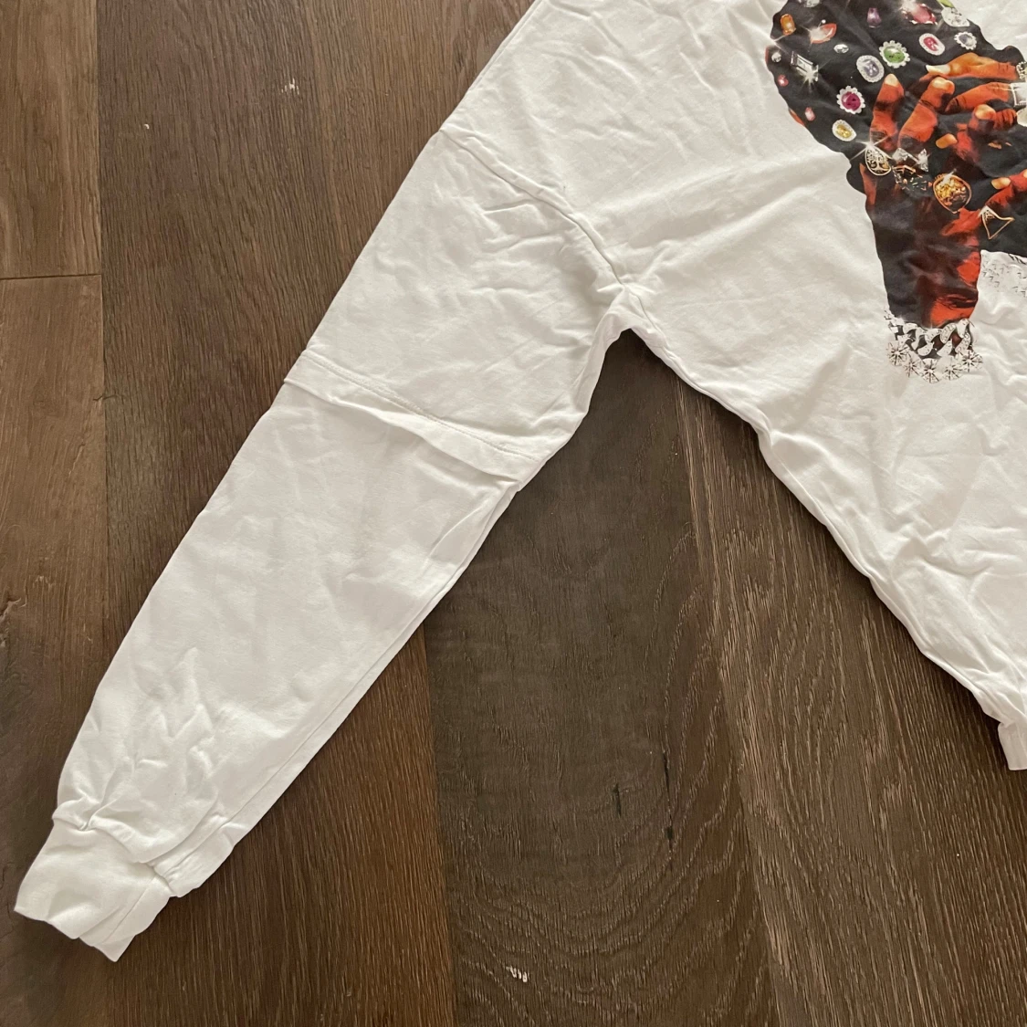 Graphic longsleeve vit - 1