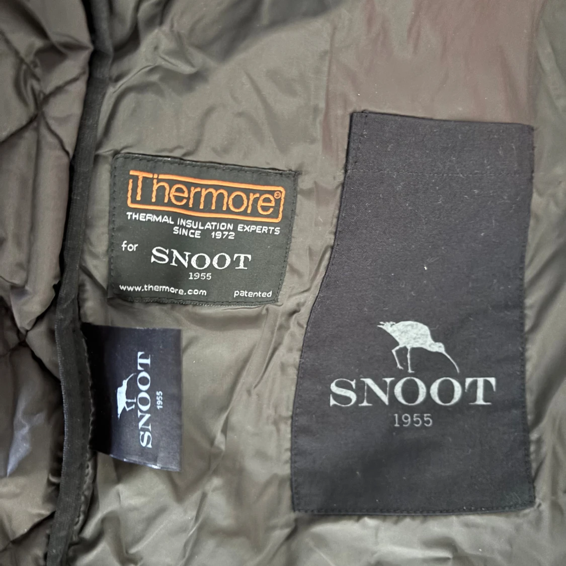 Svart quiltad jacka från Snoot - 2