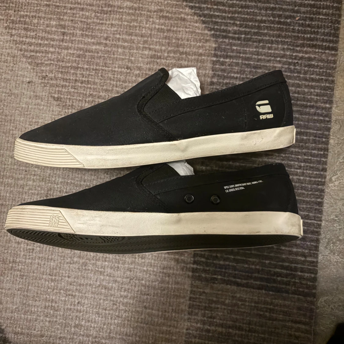 Svarta loafers från G-Star RAW - 1