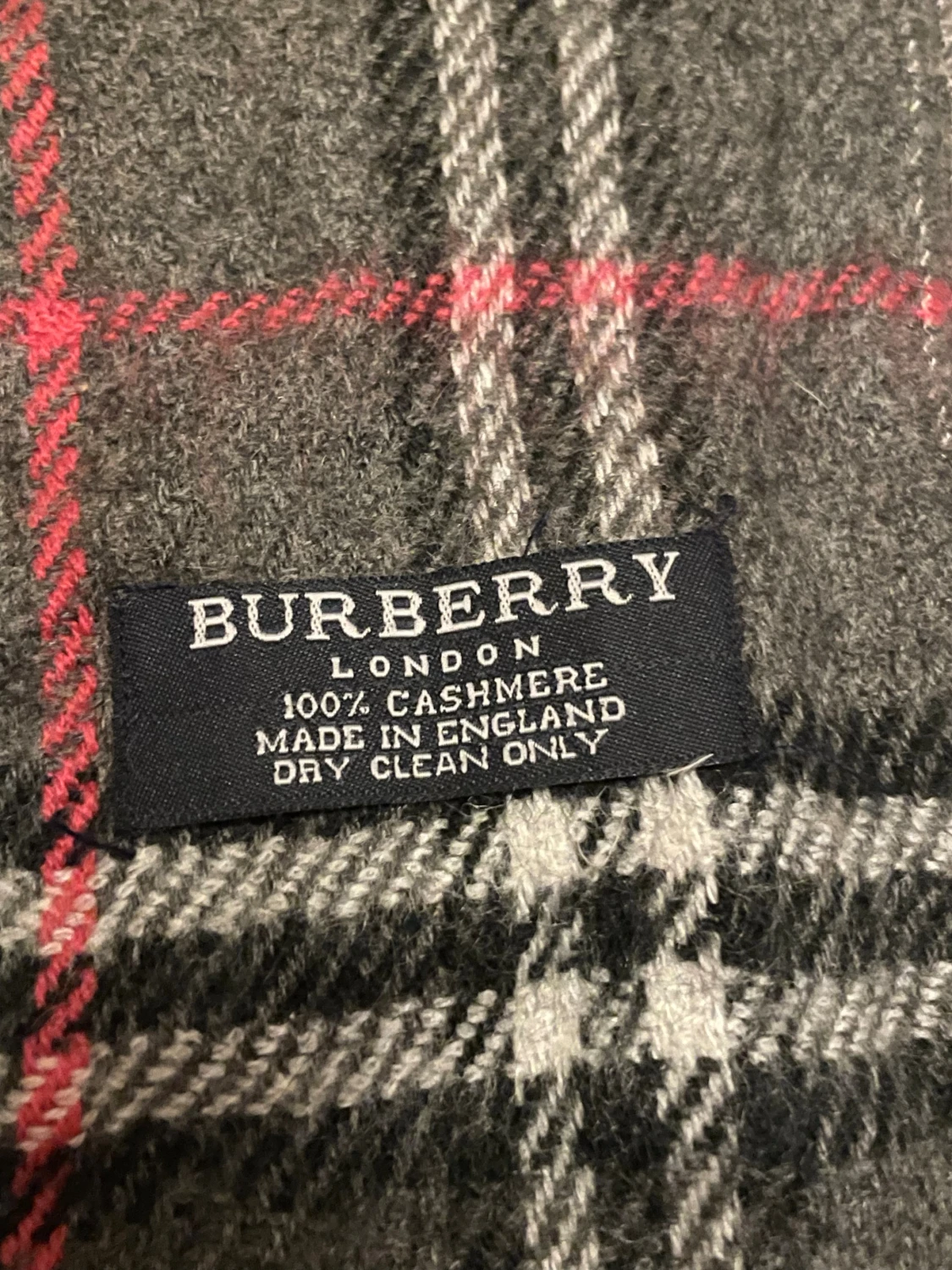 Rutig halsduk från Burberry i kashmir - 1