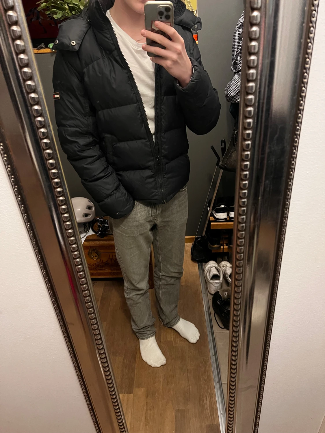 Svart pufferjacka från Hilfiger Denim - 6