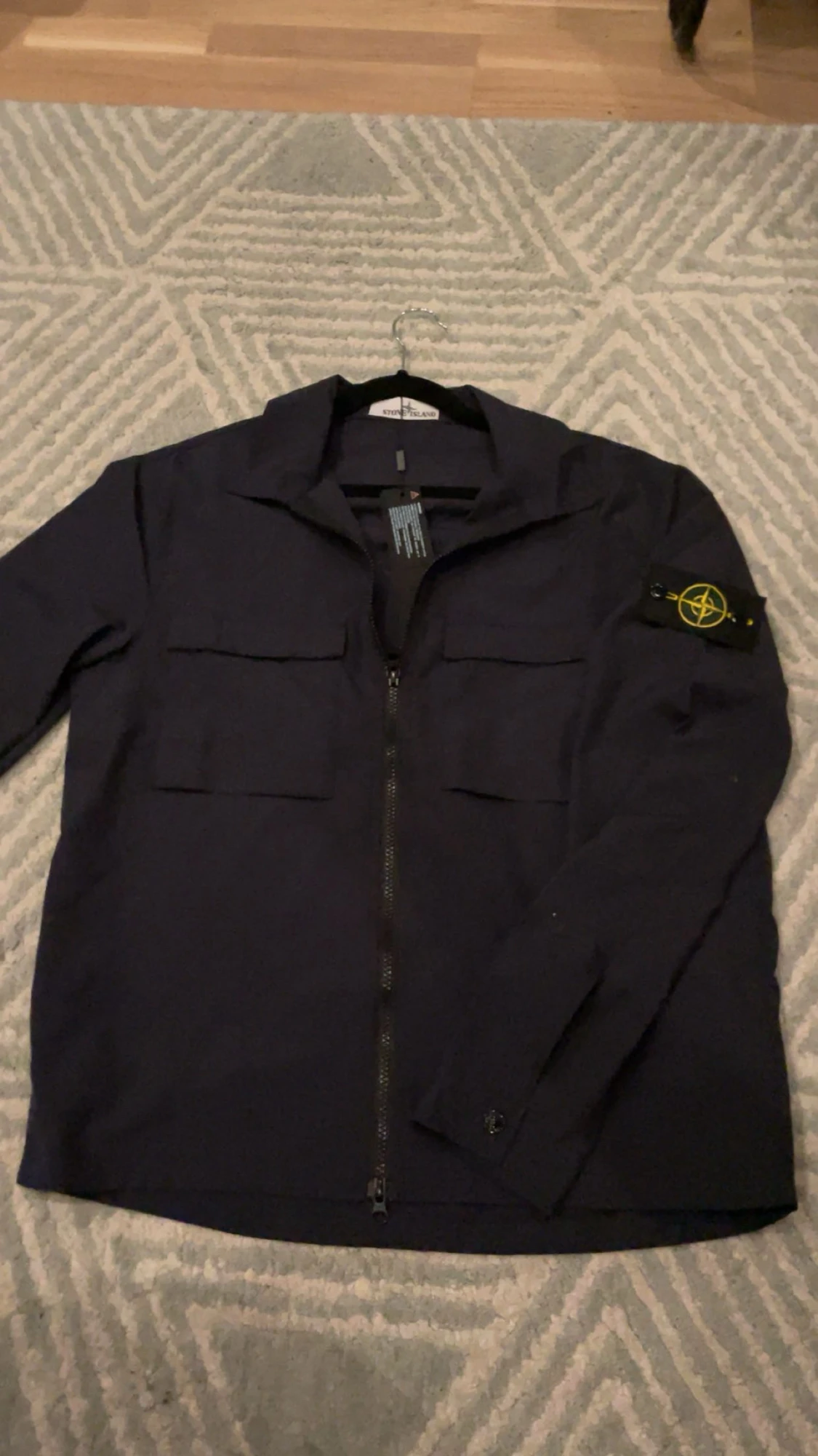 Mörkblå overshirt från Stone Island - 1