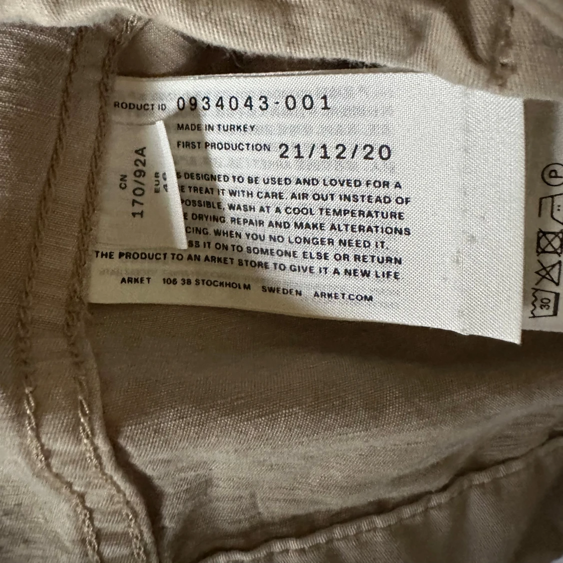 Beige overshirt från Arket - 3