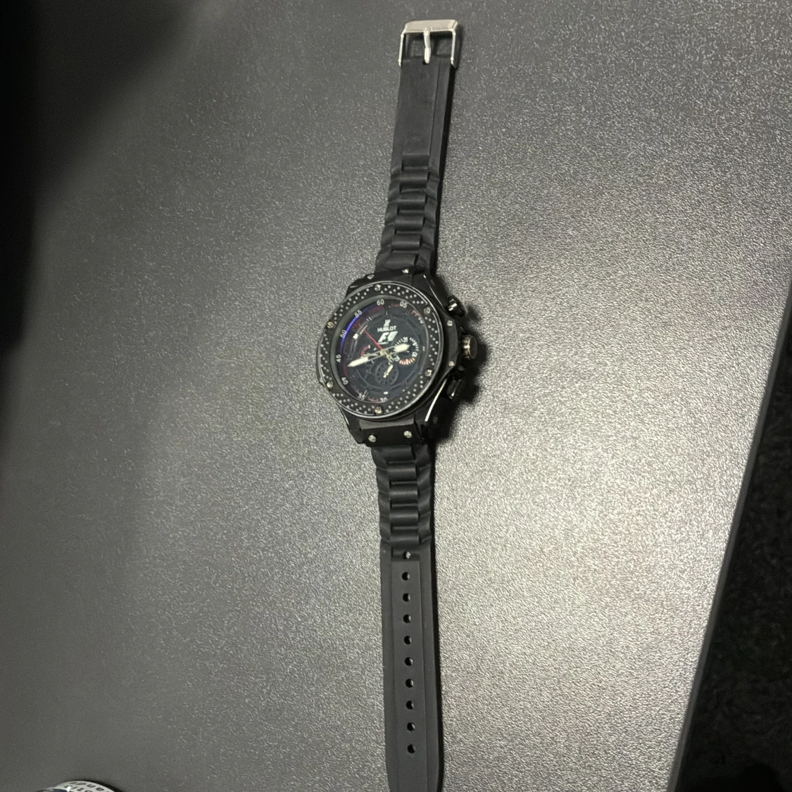 Svart Hublott F1 Edition klocka - 3