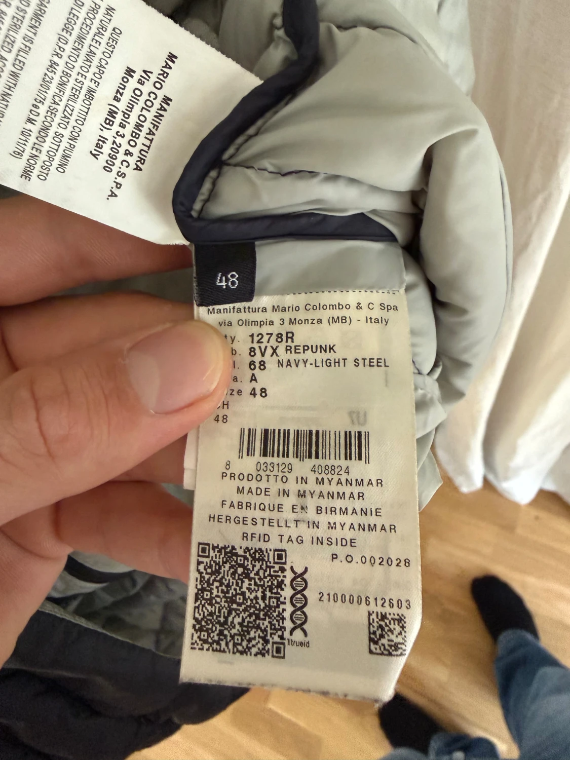 Mörkblå dunväst från Colmar - 3