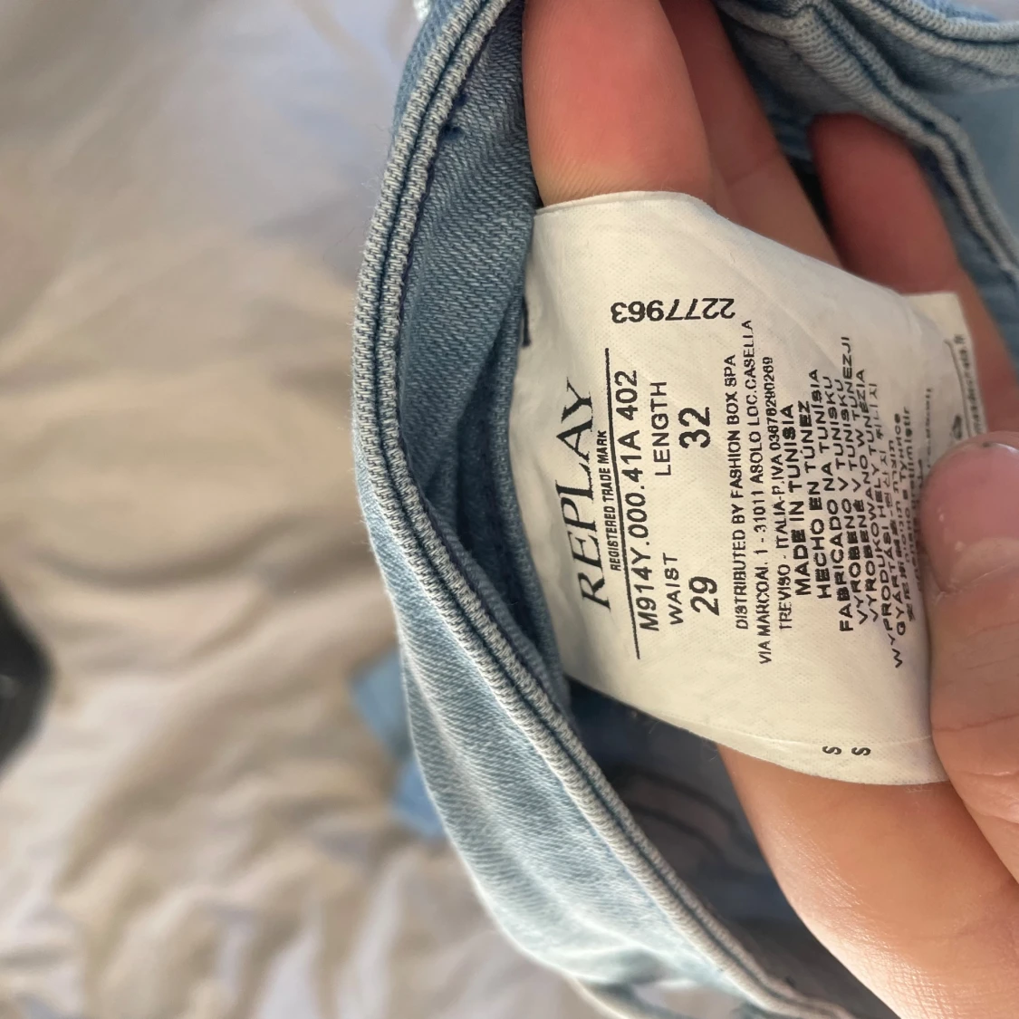 Replay Anbass ljusblå jeans W29 L32 - 1