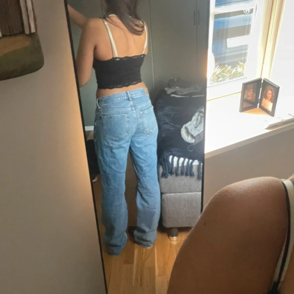 Ljusblå Gina jeans - 1