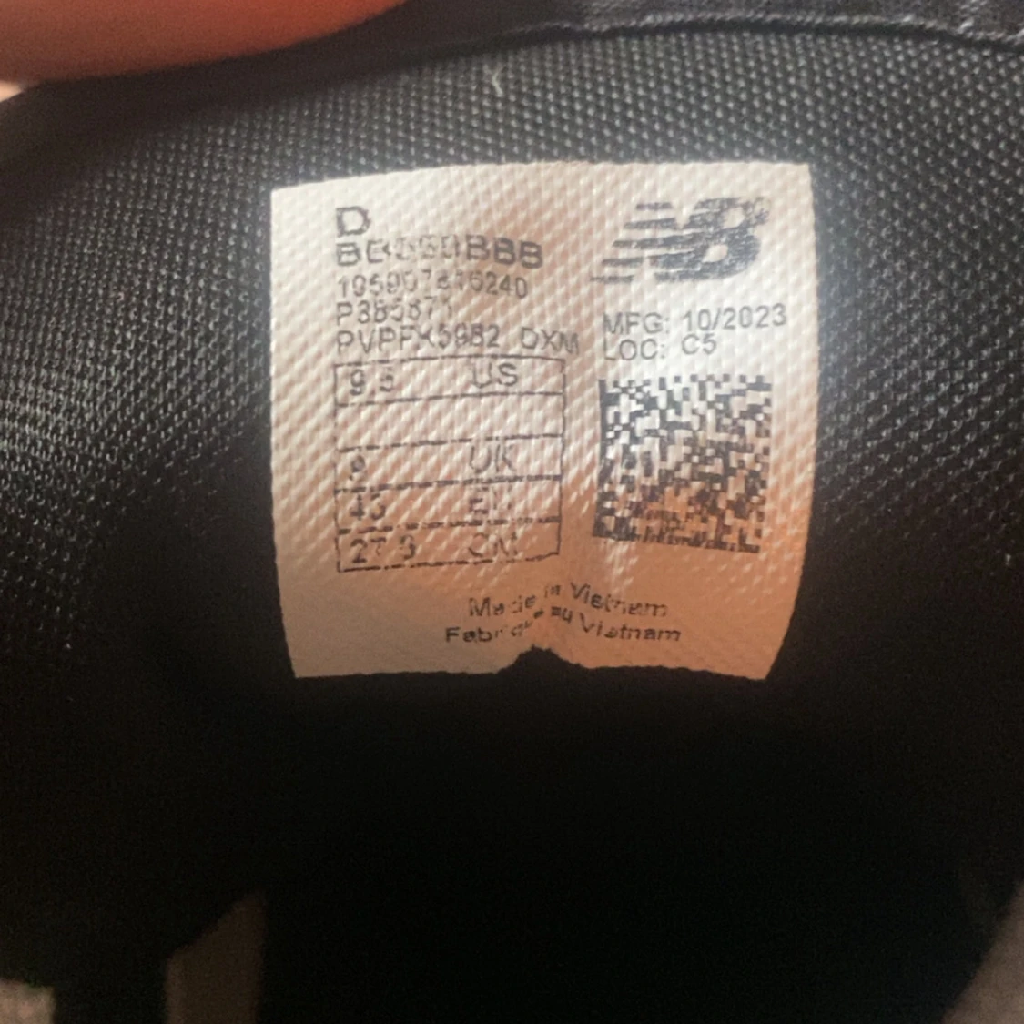 Svarta New Balance 550  - 4