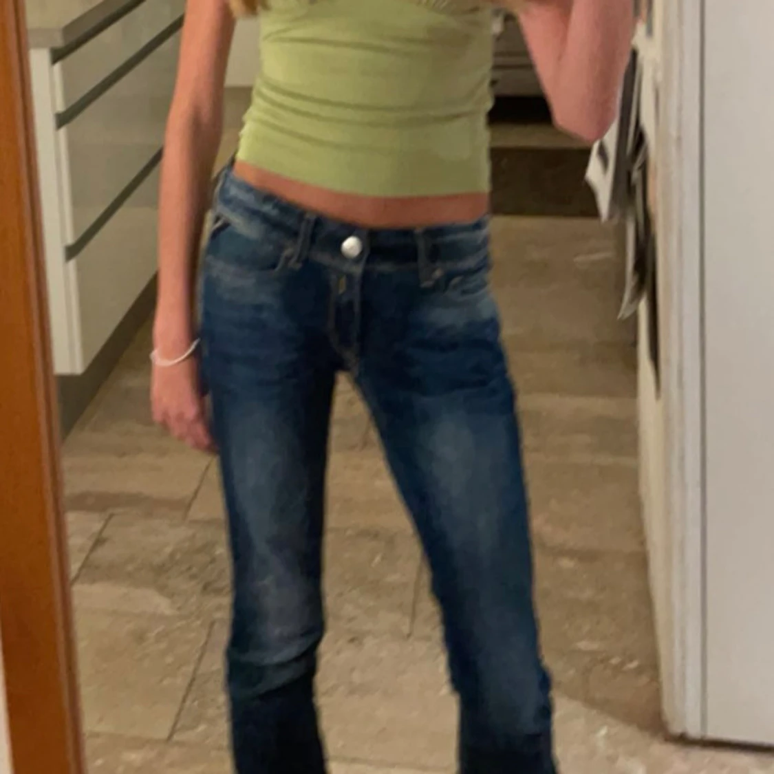 Blå Replay jeans bootcut - 4