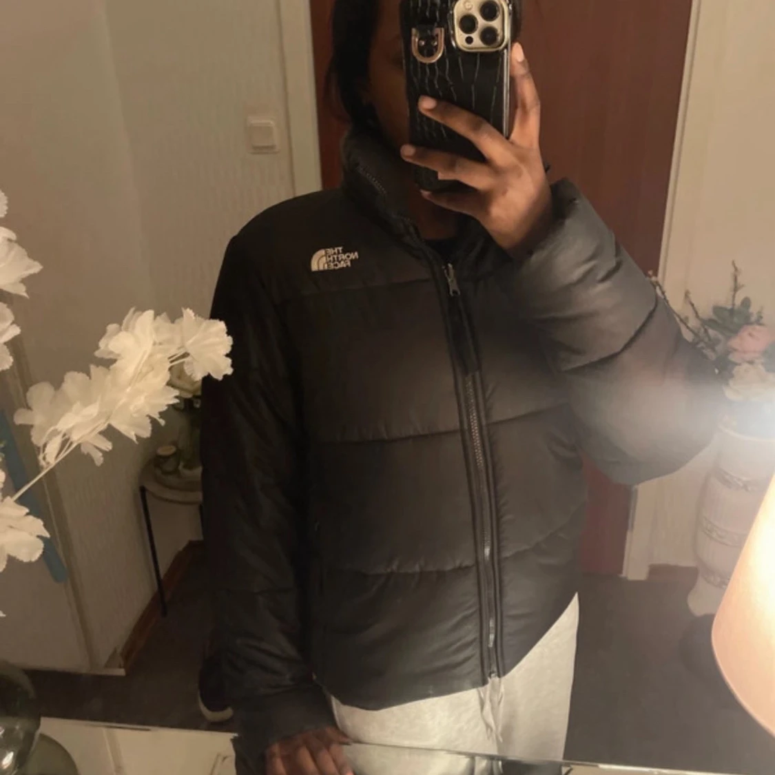 Svart pufferjacka från The North Face - 3