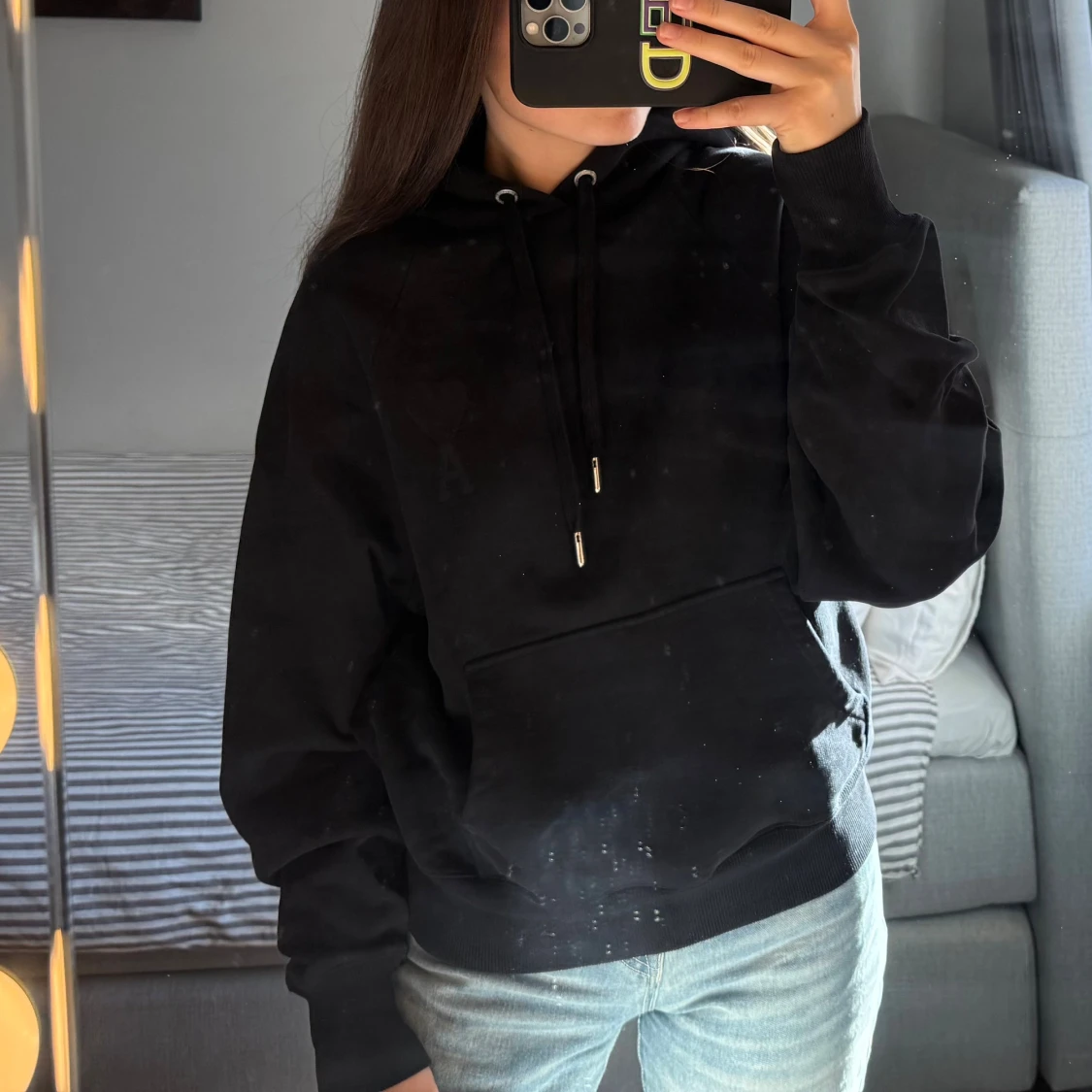 Svart Ami Paris hoodie - 2