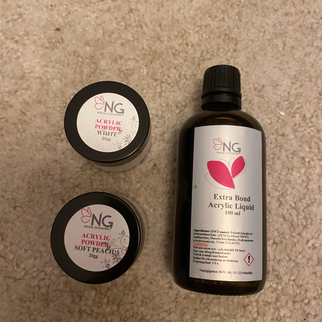 Akryler+akrylvätska