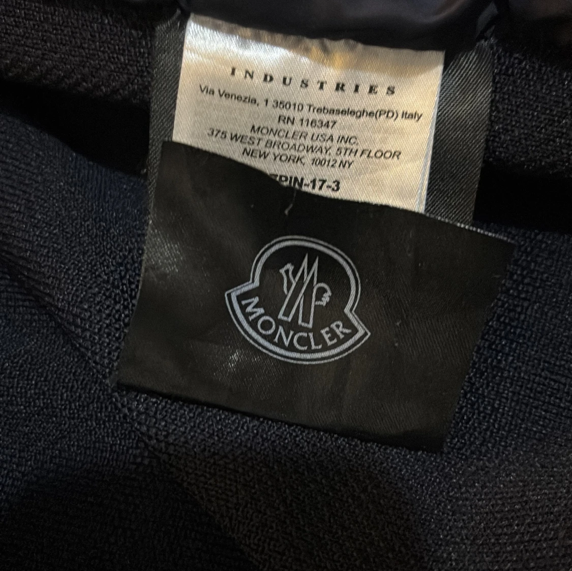   Moncler cardigan svart utan luva  - 3