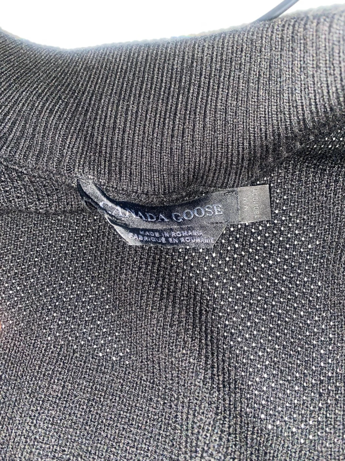 Svart quiltad pufferjacka Canada Goose - 5