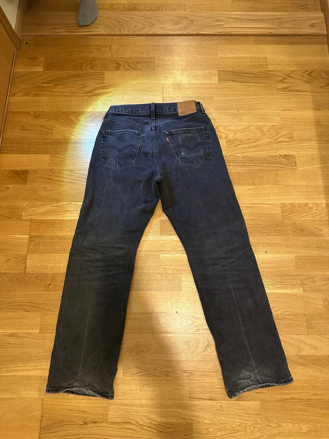 Levi's 501 gråa jeans 90s - 1