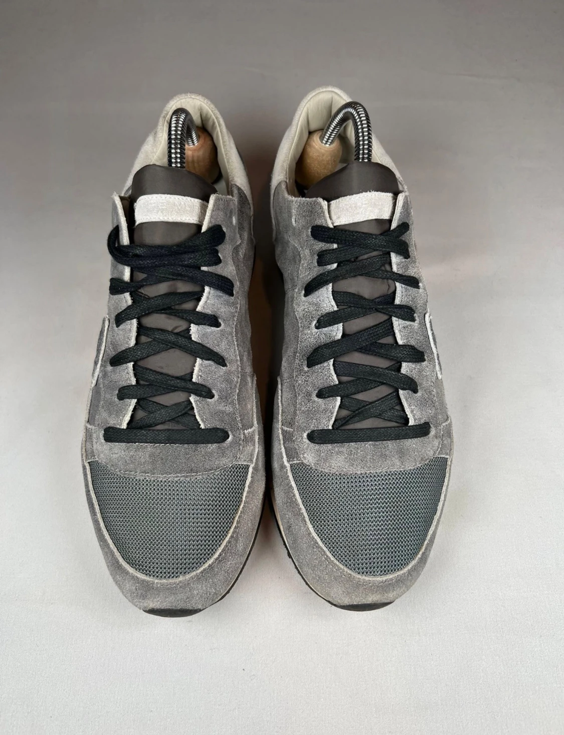 Grå Philippe Model sneakers mocka - 1