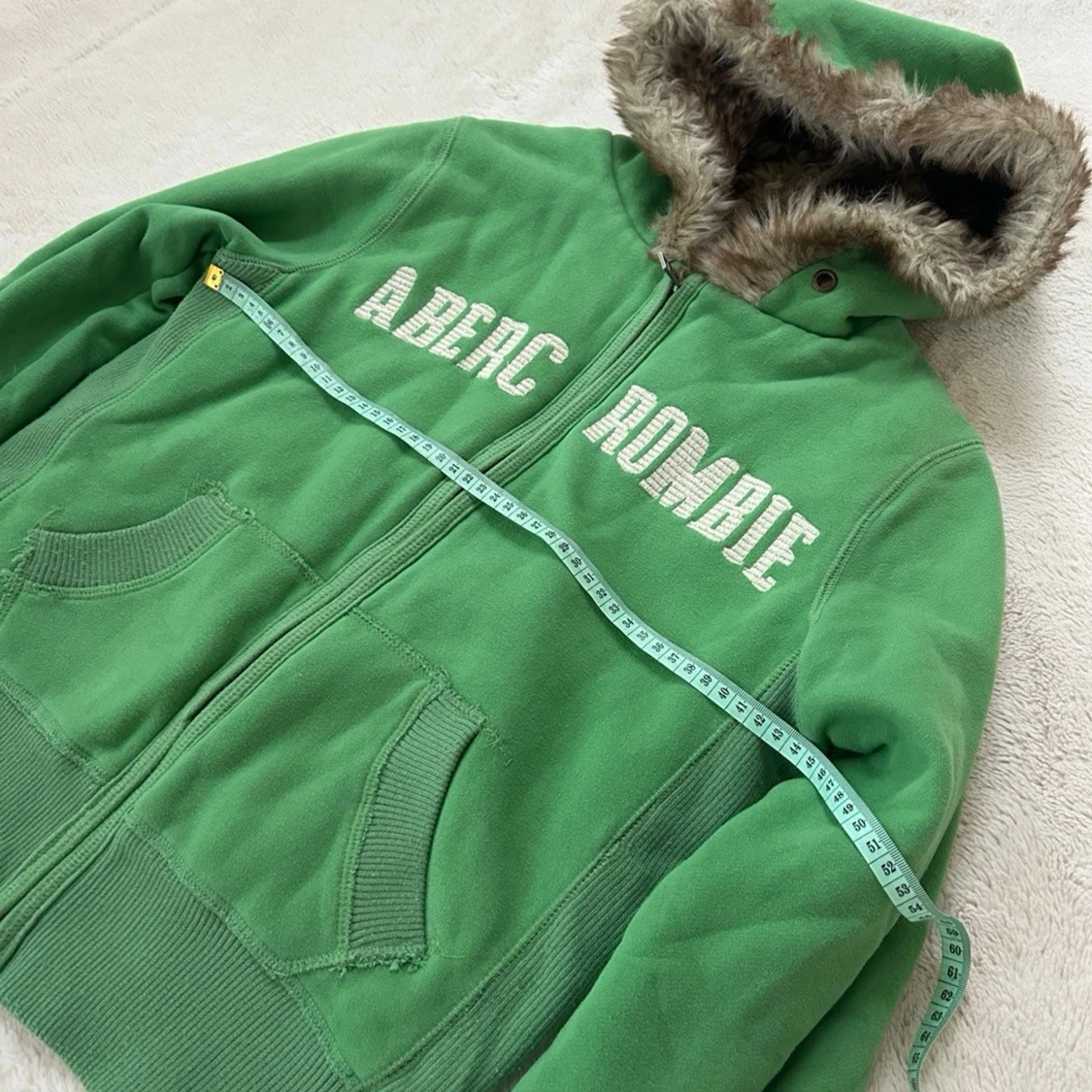 Abercrombie & fitch zip med foder och päls  - 4