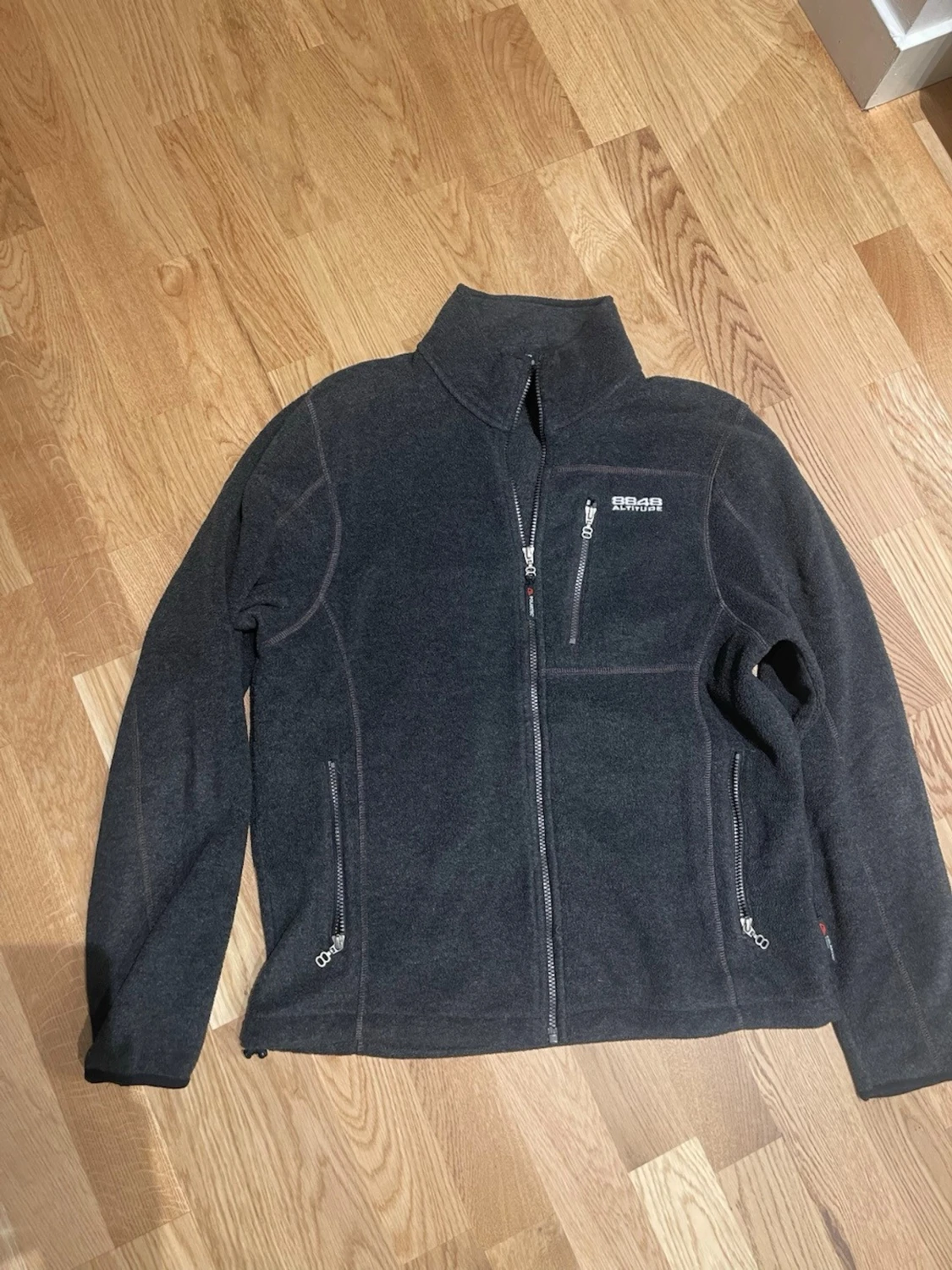 Svart fleecejacka 8848 Altitude stl L män 