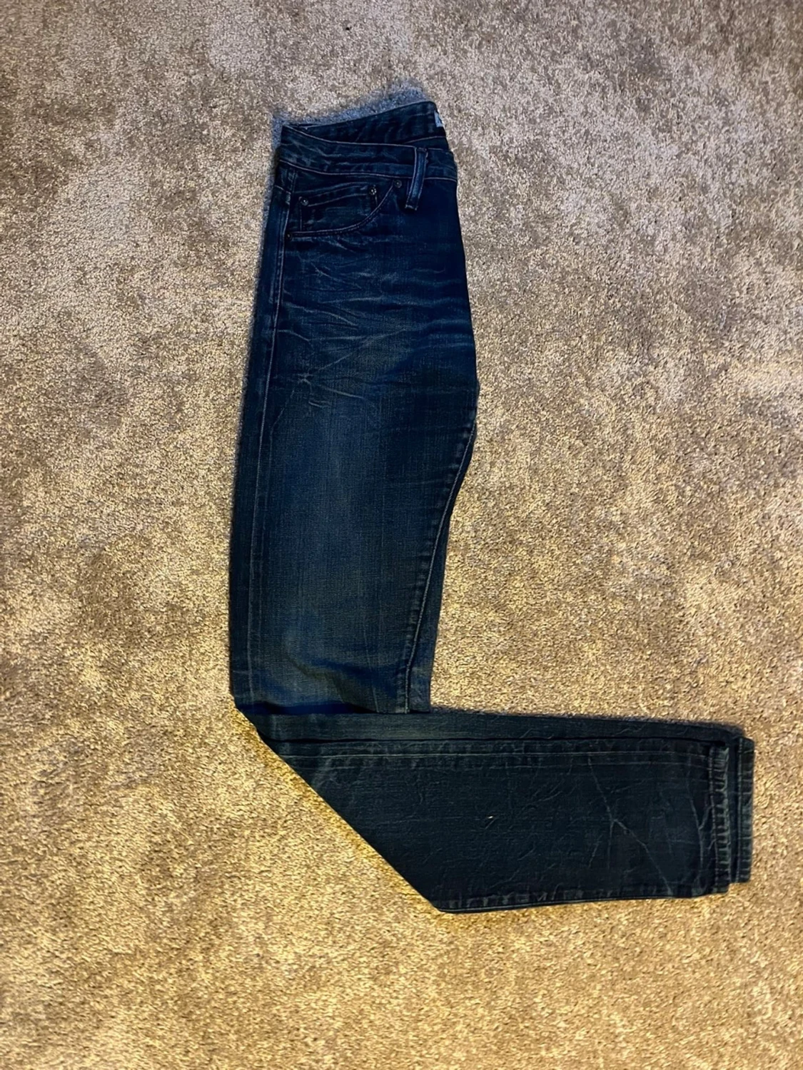 Mörk blå Acne jeans - 2