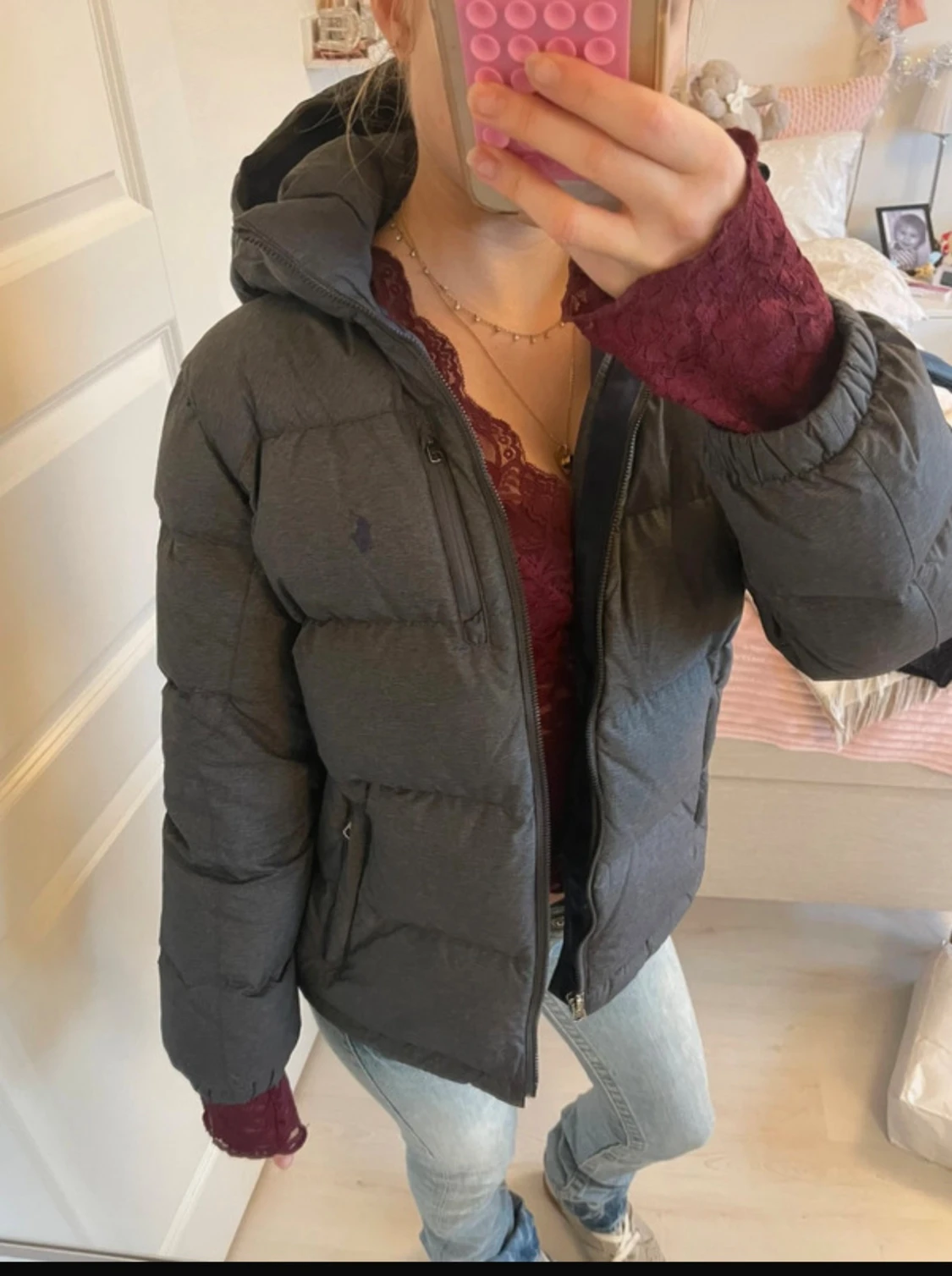 Mörkgrå dunjacka från Polo Ralph Lauren - 1