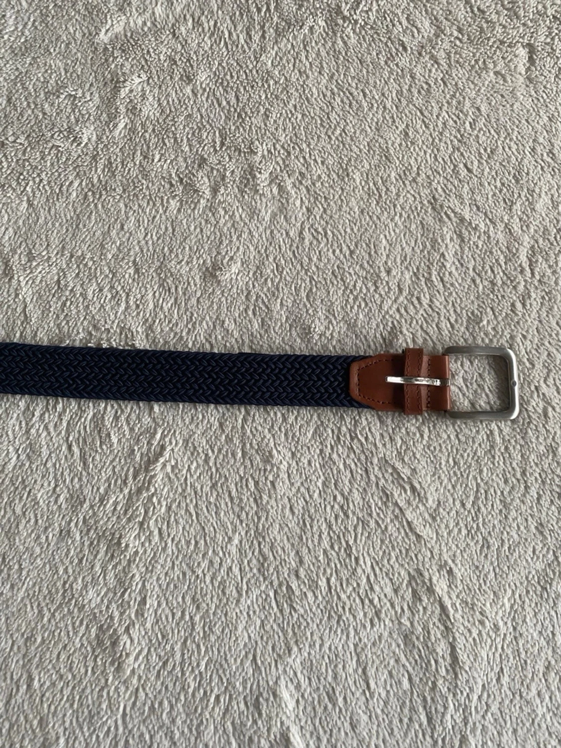 Marinblå flätad bälte från Jack & Jones - 1