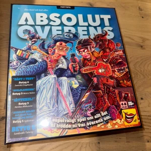 Absolut Överens spel 🎰  - Absolut Överens är ett galet roligt partyspel där du och ditt lag svarar på knasiga frågor och försöker tänka likadant. Perfekt för fester och spelkvällar med vänner! Passar 4-8 spelare från 15 år.