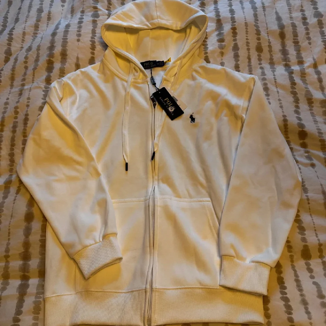 Vit hoodie från Polo Ralph Lauren M - 2