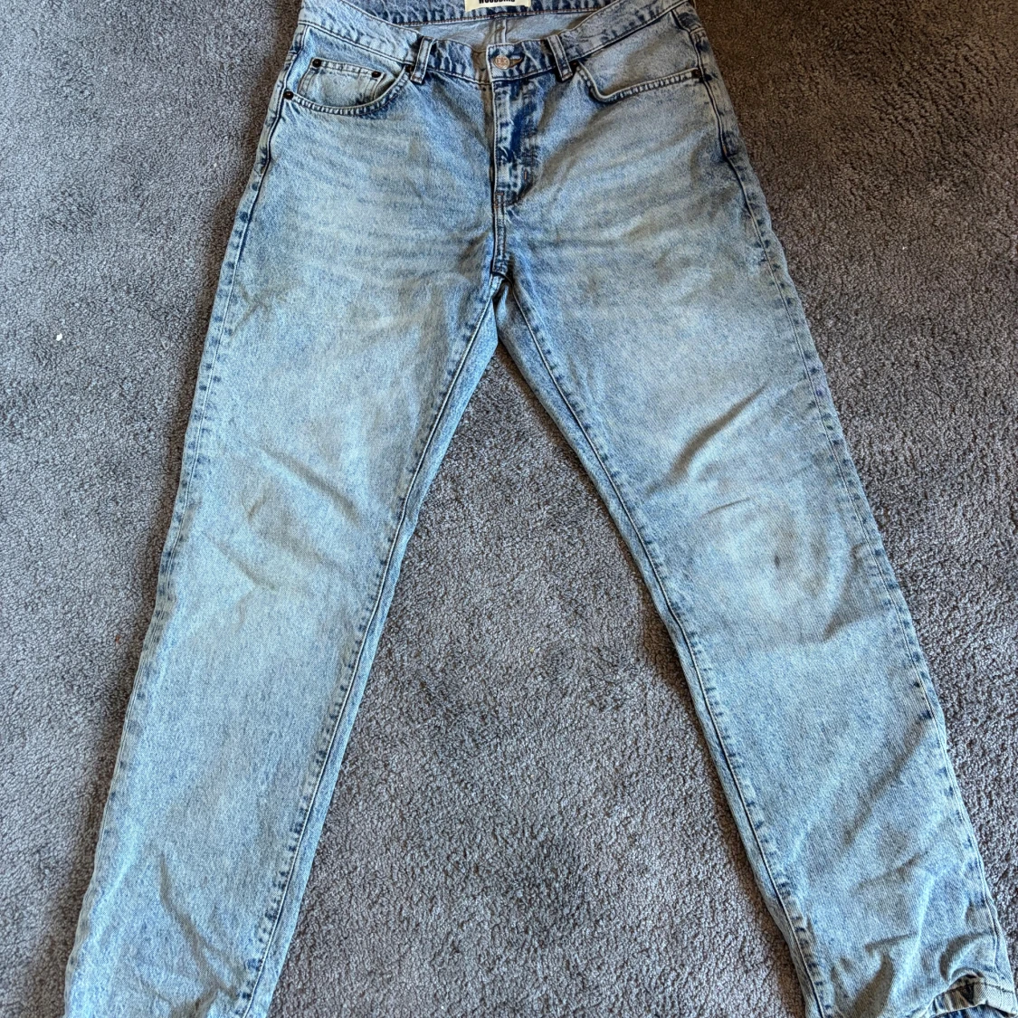 Woodbird ljusblå jeans 31/32