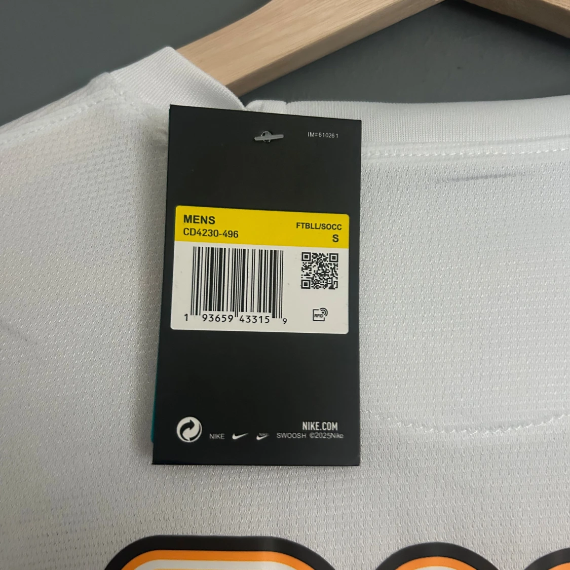 Vit Santos Neymar Jr fotbollströja Nike - 2