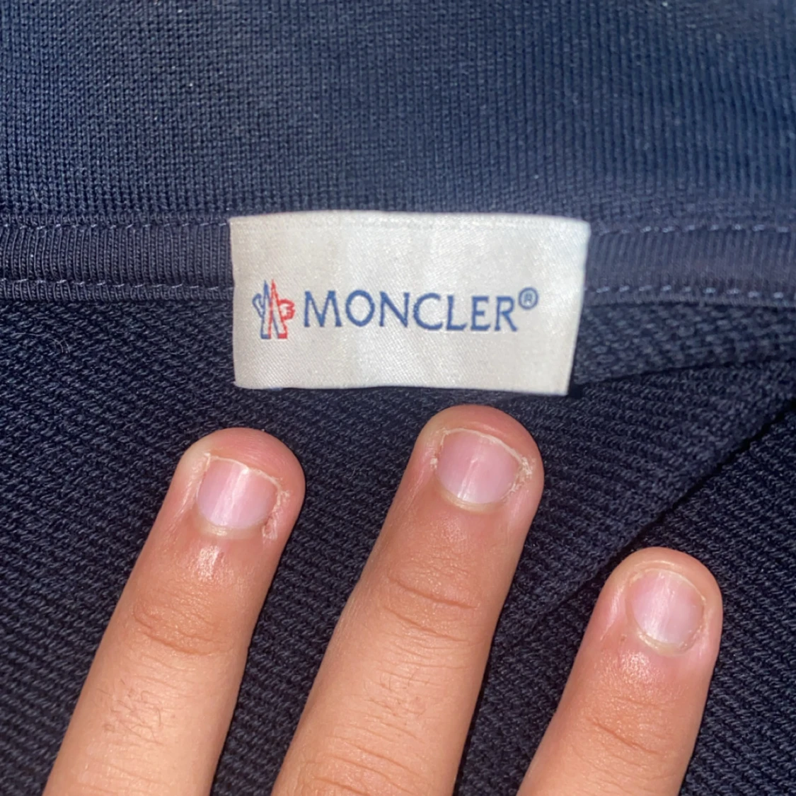 Moncler zip Mörkblå - 3
