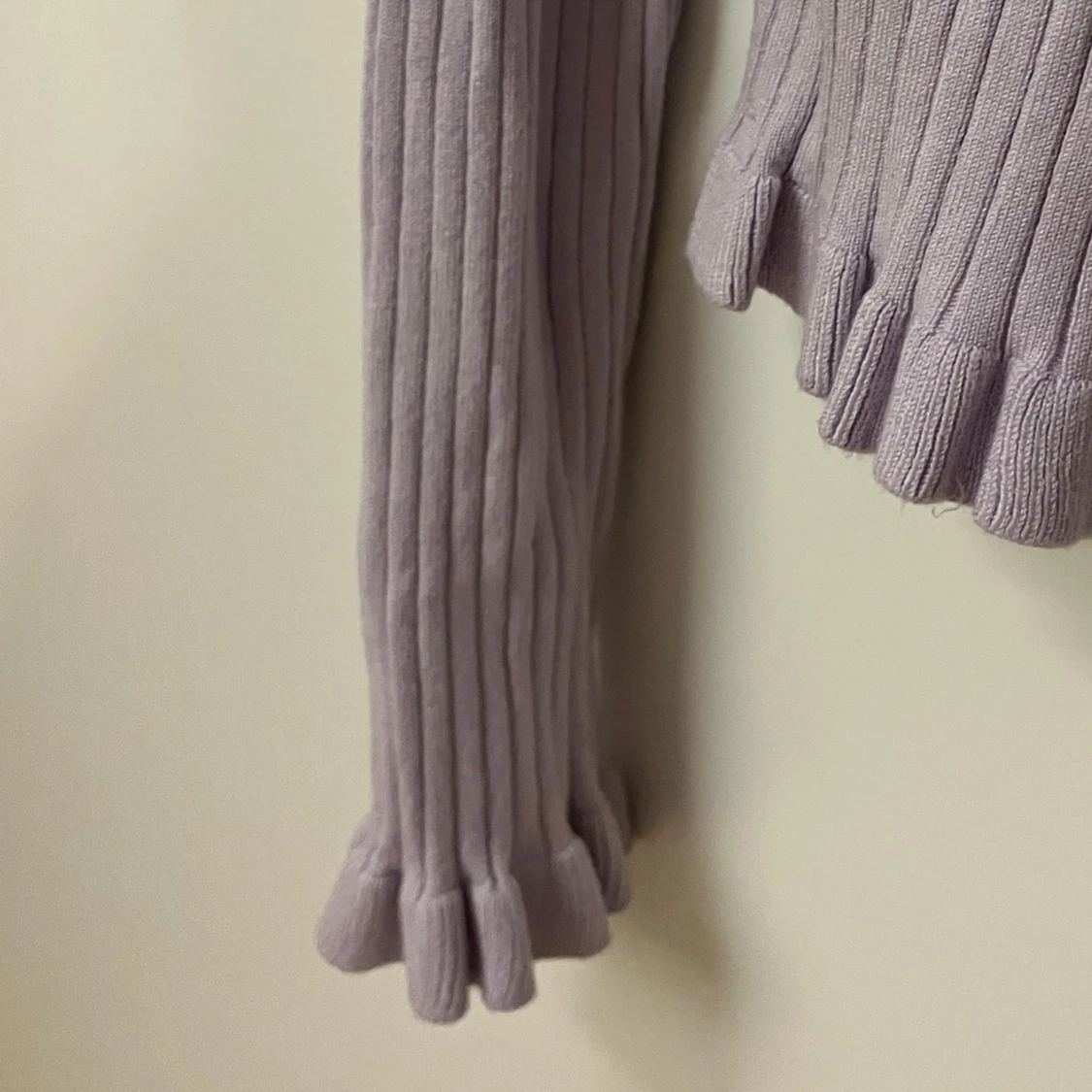 Ljuslila ribbad kofta från H&M - 2