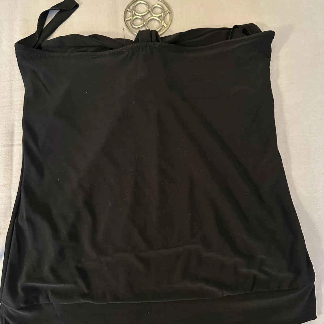 Svart bandeau tubtopp  - 2