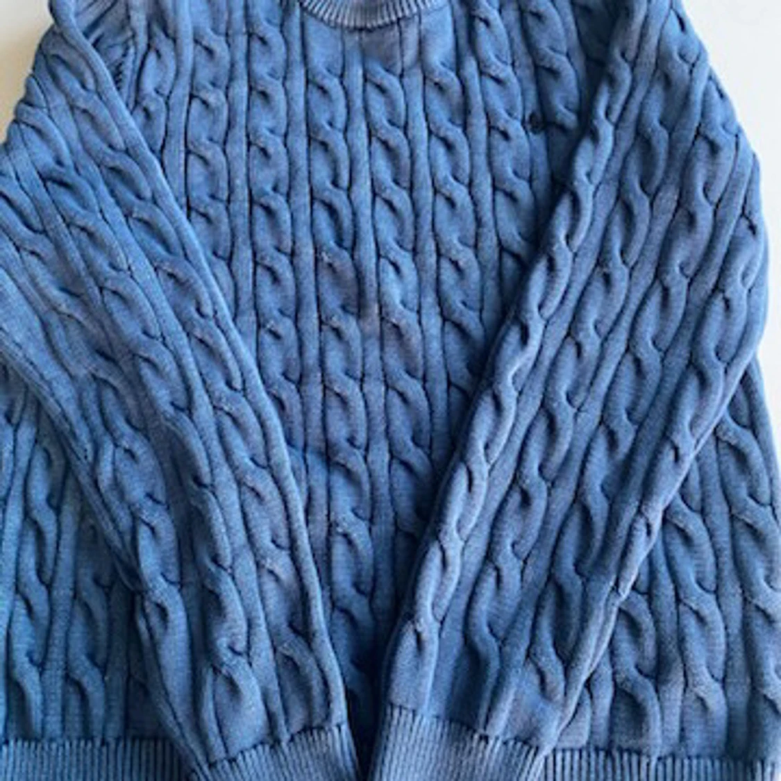 Blå stickad tröja från Morris  - 1