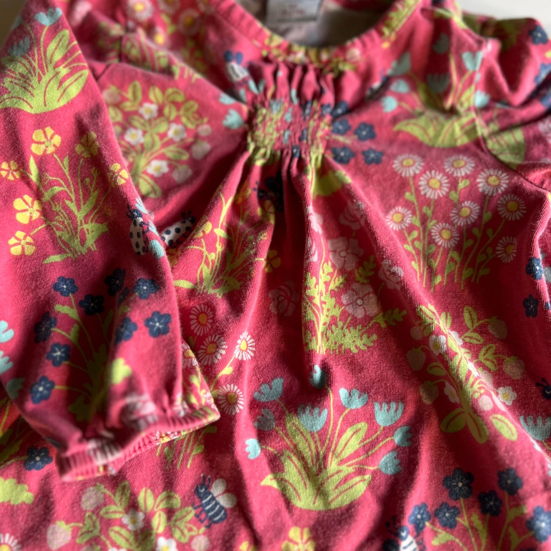 Blommig långärmad tröja Polarn O. Pyret - 3