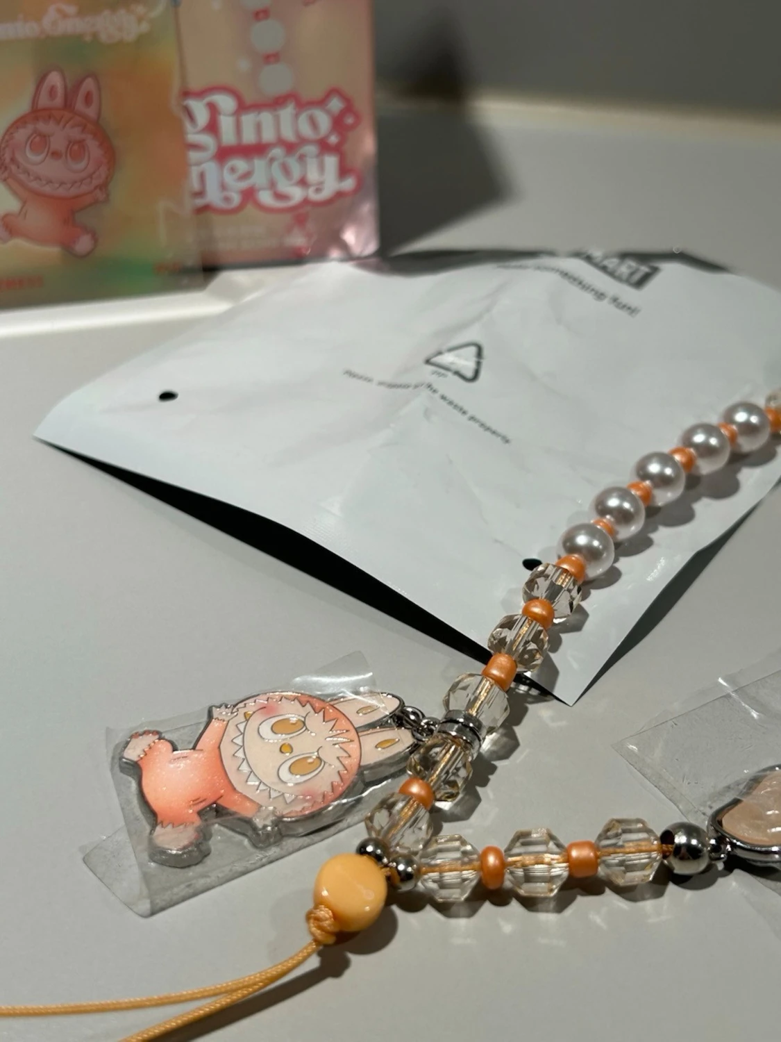 PopMart Labubu Big Into Energy Phone Charm - Happiness - 2