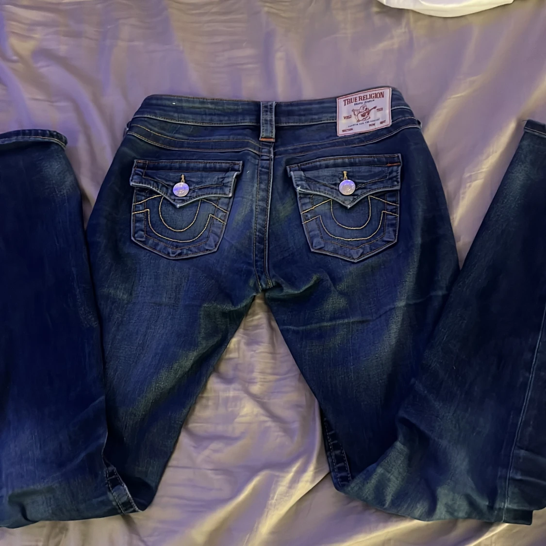 True Religion Joey Low Rise Flare Jeans