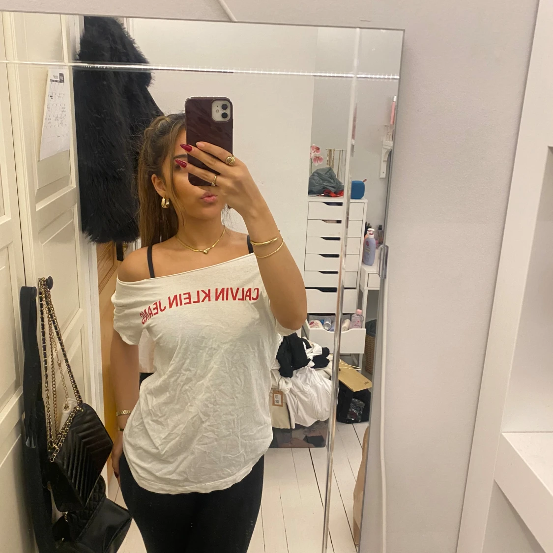 Off shoulder t shirt Calvin Klein  - 1
