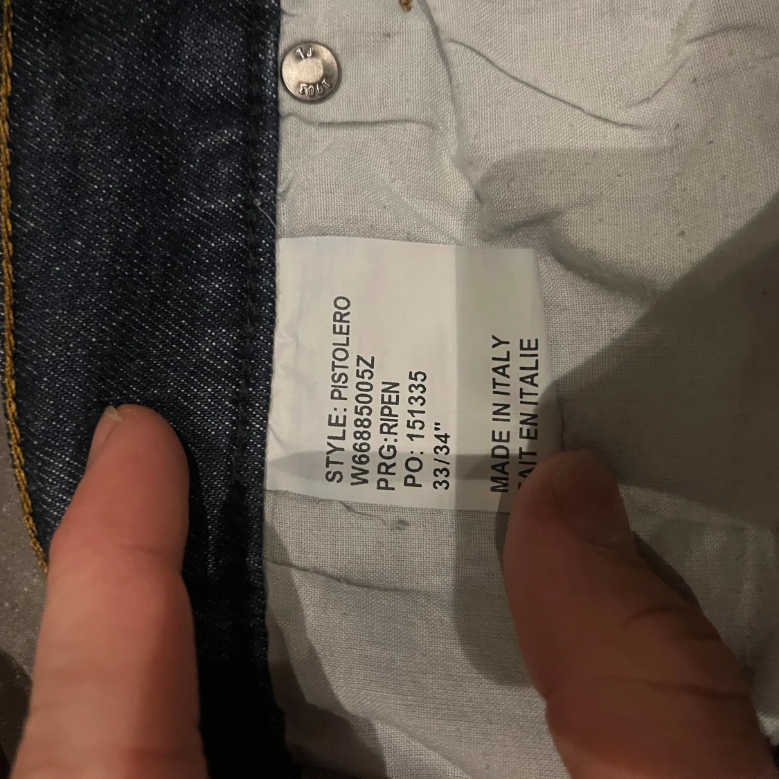 Mörkblå jeans Pistolero 33/34 - 2